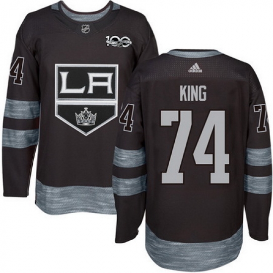 Kings #74 Dwight King Black 1917 2017 100th Anniversary Stitched NHL Jersey Kings #74 Dwight King Black 1917 2017 100th Anniversary Stitched NHL Jersey