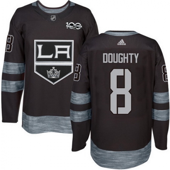 Kings #8 Drew Doughty Black 1917 2017 100th Anniversary Stitched NHL Jersey Kings #8 Drew Doughty Black 1917 2017 100th Anniversary Stitched NHL Jersey