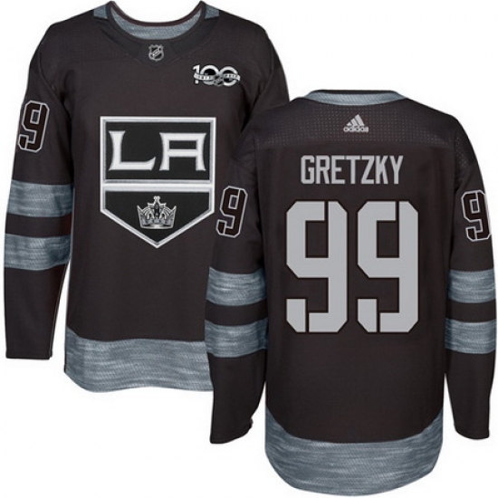 Kings #99 Wayne Gretzky Black 1917 2017 100th Anniversary Stitched NHL Jersey Kings #99 Wayne Gretzky Black 1917 2017 100th Anniversary Stitched NHL Jersey