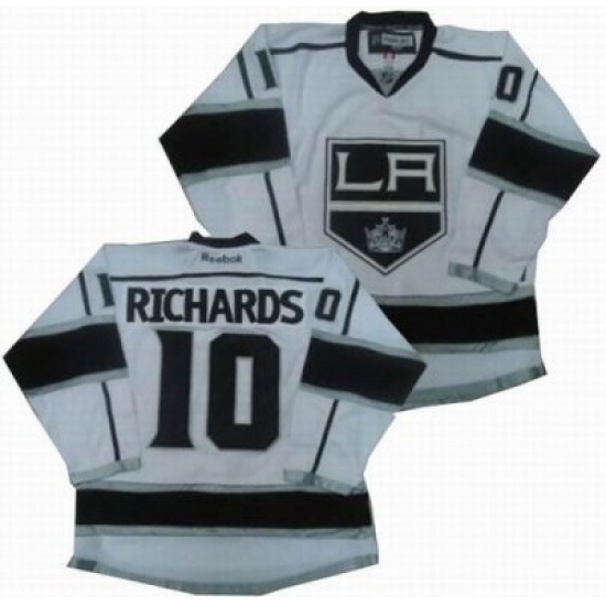 Los Angeles Kings 10# Mike Richards white jersey Los Angeles Kings 10# Mike Richards white jersey