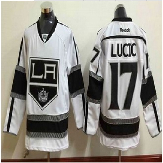 Los Angeles Kings #17 Milan Lucic White Stitched NHL Jersey Los Angeles Kings #17 Milan Lucic White Stitched NHL Jersey
