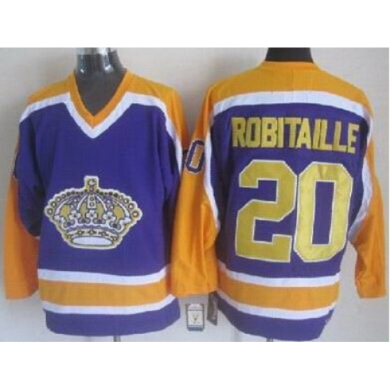 Los Angeles Kings #20 Luc Robitaille Purple CCM NHL Jerseys Los Angeles Kings #20 Luc Robitaille Purple CCM NHL Jerseys