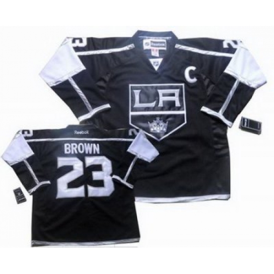 Los Angeles Kings #23 Dustin Brown Black Jersey Los Angeles Kings #23 Dustin Brown Black Jersey