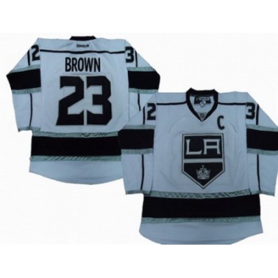 Los Angeles Kings #23 Dustin Brown white Jersey Los Angeles Kings #23 Dustin Brown white Jersey
