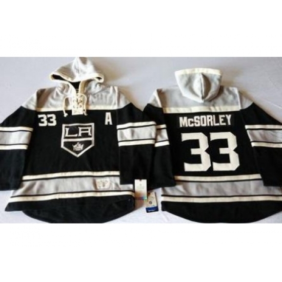 Los Angeles Kings #33 Marty Mcsorley Black Sawyer Hooded Sweatshirt Stitched NHL Jersey Los Angeles Kings #33 Marty Mcsorley Black Sawyer Hooded Sweatshirt Stitched NHL Jersey