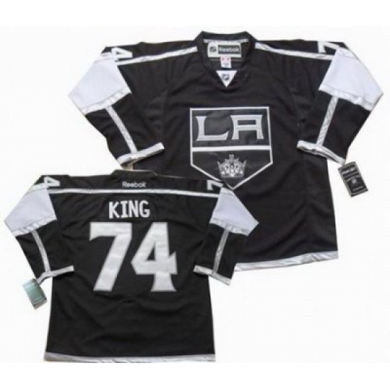 Los Angeles Kings 74# Dwight King black jerseys Los Angeles Kings 74# Dwight King black jerseys