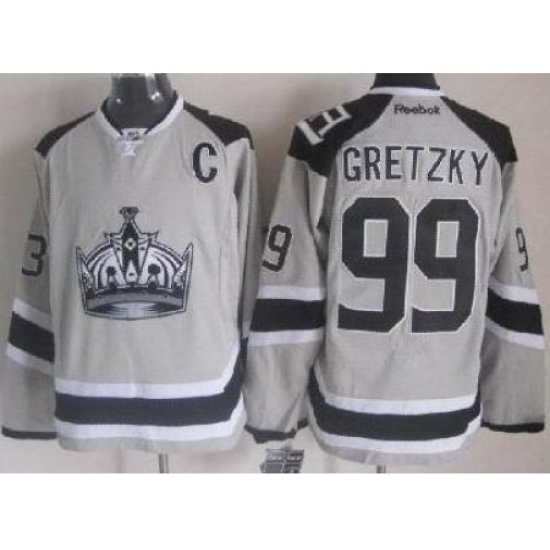 Los Angeles Kings #99 Wayne Gretzky Grey NHL Jerseys 2014 New Style Los Angeles Kings #99 Wayne Gretzky Grey NHL Jerseys 2014 New Style
