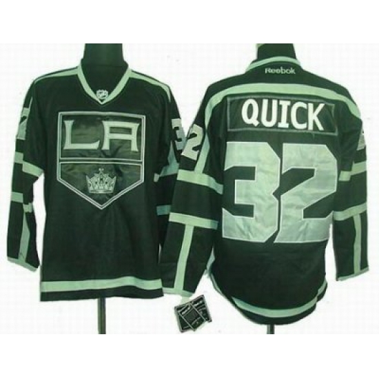Los Angeles kings 32 Jonathan Quick black ice jerseys Los Angeles kings 32 Jonathan Quick black ice jerseys