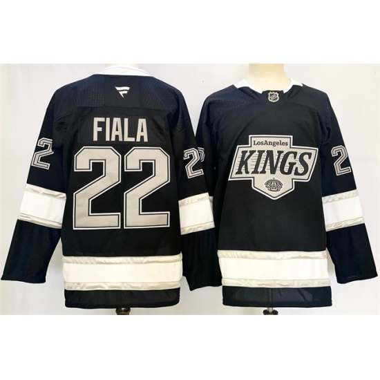 Men Los Angeles Kings 22 Kevin Fiala Black 2024 25 Home Stitched Hockey Jersey Men Los Angeles Kings 22 Kevin Fiala Black 2024 25 Home Stitched Hockey Jersey