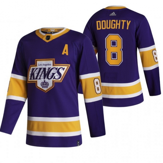 Men Los Angeles Kings 8 Drew Doughty Black Adidas 2020 21 Reverse Retro Alternate NHL Jersey Men Los Angeles Kings 8 Drew Doughty Black Adidas 2020 21 Reverse Retro Alternate NHL Jersey