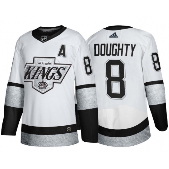 Men Los Angeles Kings 8 Drew Doughty White Throwback Stitched Jersey Men Los Angeles Kings 8 Drew Doughty White Throwback Stitched Jersey