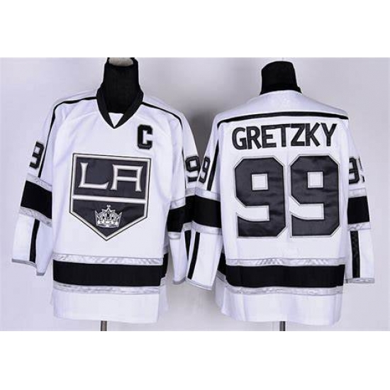 Men Los Angeles Kings #99 Wayne Gretzky White NHL Jersey Men Los Angeles Kings #99 Wayne Gretzky White NHL Jersey