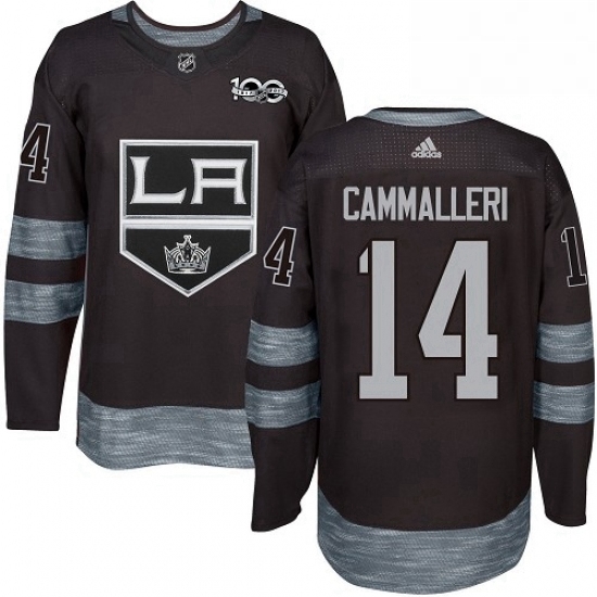 Mens Adidas Los Angeles Kings 14 Mike Cammalleri Premier Black 1917 2017 100th Anniversary NHL Jersey Mens Adidas Los Angeles Kings 14 Mike Cammalleri Premier Black 1917 2017 100th Anniversary NHL Jersey