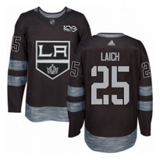 Mens Adidas Los Angeles Kings 25 Brooks Laich Authentic Black 1917 2017 100th Anniversary NHL Jersey Mens Adidas Los Angeles Kings 25 Brooks Laich Authentic Black 1917 2017 100th Anniversary NHL Jersey