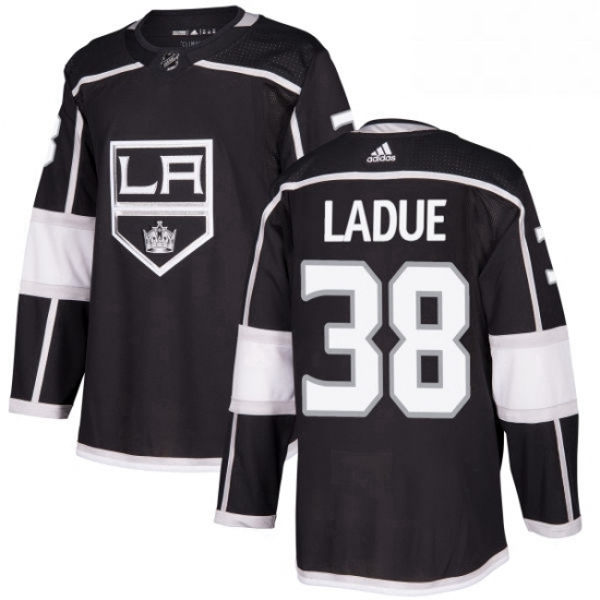 Mens Adidas Los Angeles Kings 38 Paul LaDue Premier Black Home NHL Jersey Mens Adidas Los Angeles Kings 38 Paul LaDue Premier Black Home NHL Jersey
