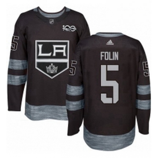 Mens Adidas Los Angeles Kings 5 Christian Folin Premier Black 1917 2017 100th Anniversary NHL Jersey Mens Adidas Los Angeles Kings 5 Christian Folin Premier Black 1917 2017 100th Anniversary NHL Jersey