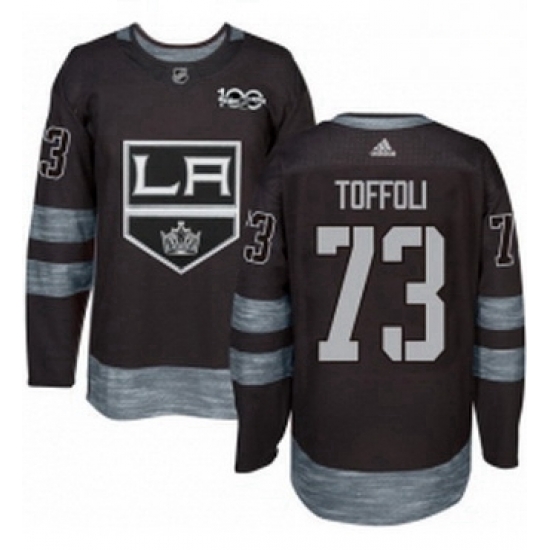 Mens Adidas Los Angeles Kings 73 Tyler Toffoli Premier Black 1917 2017 100th Anniversary NHL Jersey Mens Adidas Los Angeles Kings 73 Tyler Toffoli Premier Black 1917 2017 100th Anniversary NHL Jersey