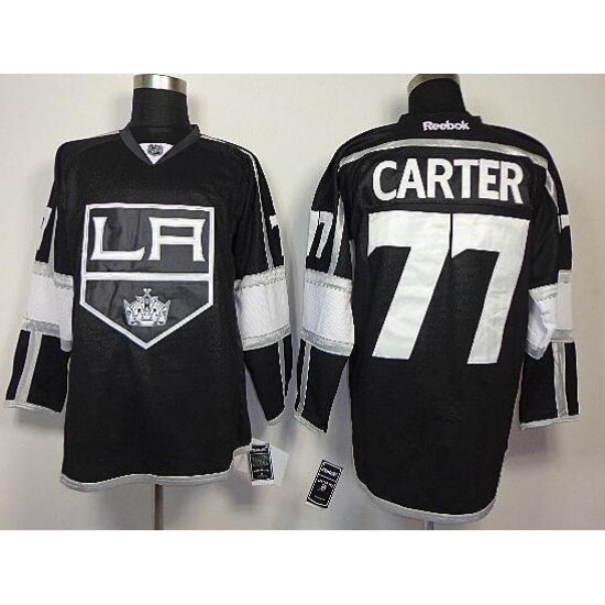 Mens Los Angeles Kings #77 Jeff Carter Home Black NHL Jersey Mens Los Angeles Kings #77 Jeff Carter Home Black NHL Jersey
