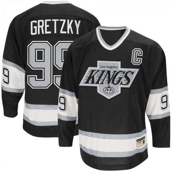 Men's Los Angeles Kings Wayne Gretzky #99 CCM Black Stitched Jersey Men's Los Angeles Kings Wayne Gretzky #99 CCM Black Stitched Jersey