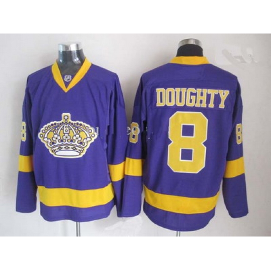 NHL Jerseys Los Angeles Kings 8 Drew Doughty Purple Gold Ice Hockey Jersey NHL Jerseys Los Angeles Kings 8 Drew Doughty Purple Gold Ice Hockey Jersey