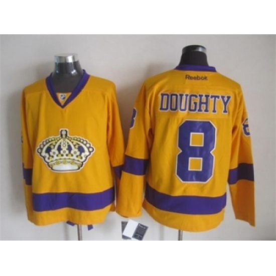NHL Los Angeles Kings #8 Drew Doughty yellow jerseys NHL Los Angeles Kings #8 Drew Doughty yellow jerseys