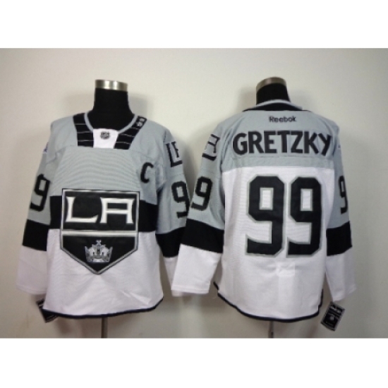 NHL Los Angeles Kings #99 gretzky stadium white-grey jerseys NHL Los Angeles Kings #99 gretzky stadium white-grey jerseys