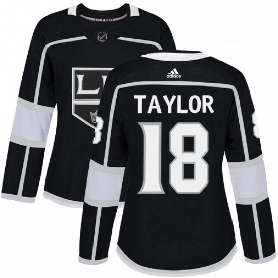 Womens Adidas Los Angeles Kings 18 Dave Taylor Authentic Black Home NHL Jersey Womens Adidas Los Angeles Kings 18 Dave Taylor Authentic Black Home NHL Jersey