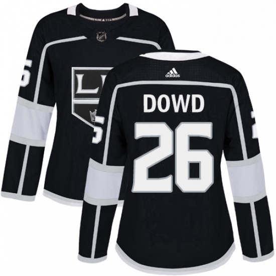 Womens Adidas Los Angeles Kings 26 Nic Dowd Authentic Black Home NHL Jersey Womens Adidas Los Angeles Kings 26 Nic Dowd Authentic Black Home NHL Jersey