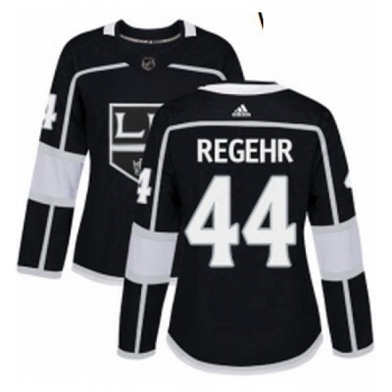 Womens Adidas Los Angeles Kings 44 Robyn Regehr Authentic Black Home NHL Jersey Womens Adidas Los Angeles Kings 44 Robyn Regehr Authentic Black Home NHL Jersey