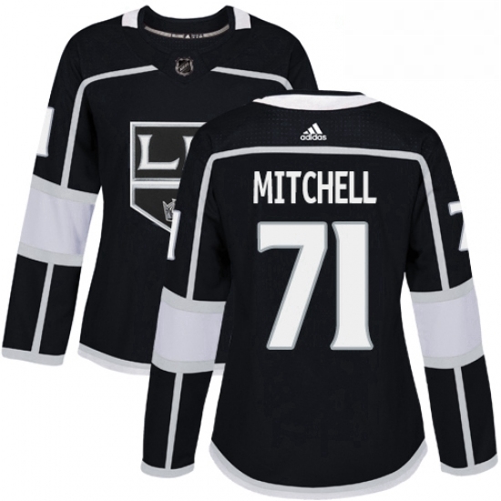 Womens Adidas Los Angeles Kings 71 Torrey Mitchell Authentic Black Home NHL Jersey Womens Adidas Los Angeles Kings 71 Torrey Mitchell Authentic Black Home NHL Jersey