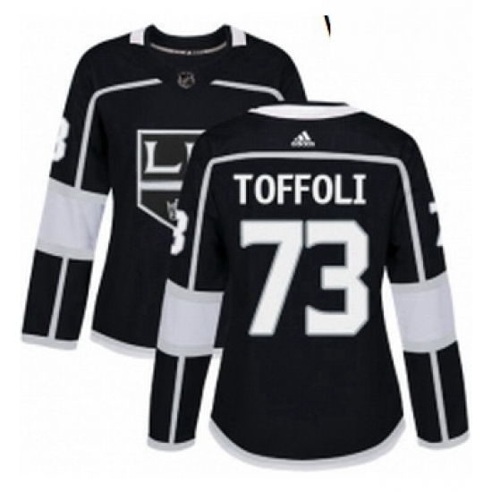 Womens Adidas Los Angeles Kings 73 Tyler Toffoli Authentic Black Home NHL Jersey Womens Adidas Los Angeles Kings 73 Tyler Toffoli Authentic Black Home NHL Jersey