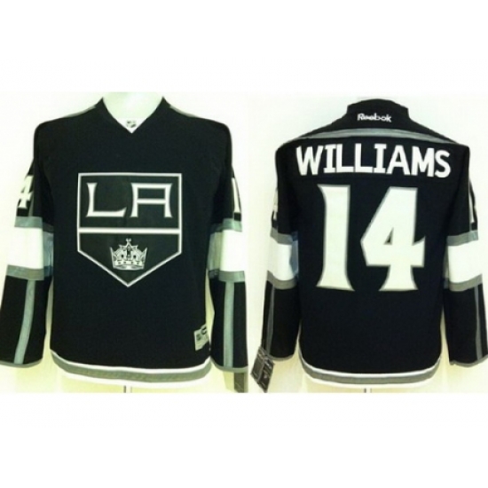 Kids Los Angeles Kings 14 Justin Williams Black NHL Hockey Jerseys Kids Los Angeles Kings 14 Justin Williams Black NHL Hockey Jerseys