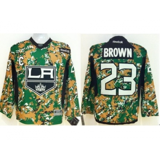 Kids Los Angeles Kings 23 Dustin Brown Camo NHL Jerseys Kids Los Angeles Kings 23 Dustin Brown Camo NHL Jerseys