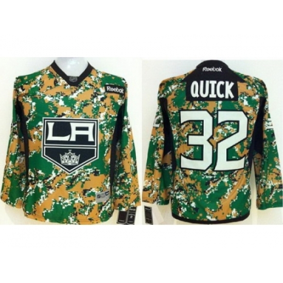 Kids Los Angeles Kings 32 Jonathan Quick Camo NHL Jerseys Kids Los Angeles Kings 32 Jonathan Quick Camo NHL Jerseys