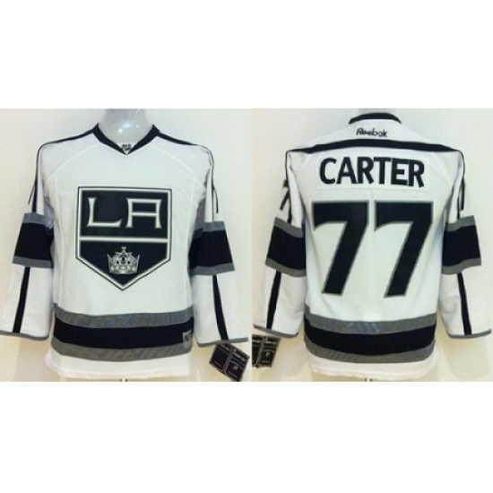 Kids Los Angeles Kings 77 Jeff Carter White NHL Jerseys Kids Los Angeles Kings 77 Jeff Carter White NHL Jerseys