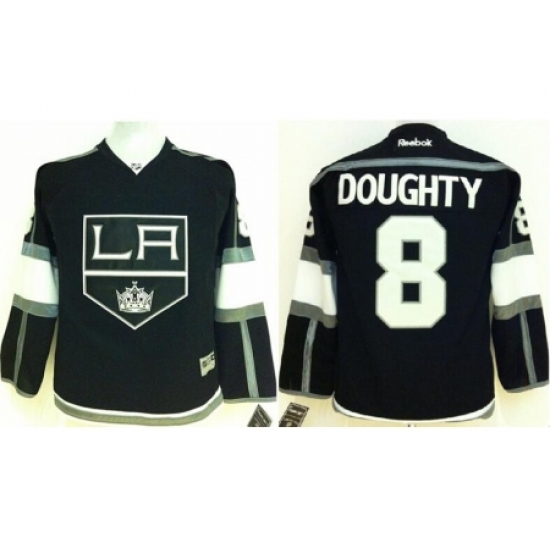 Kids Los Angeles Kings 8 Drew Doughty Black NHL Jerseys Kids Los Angeles Kings 8 Drew Doughty Black NHL Jerseys