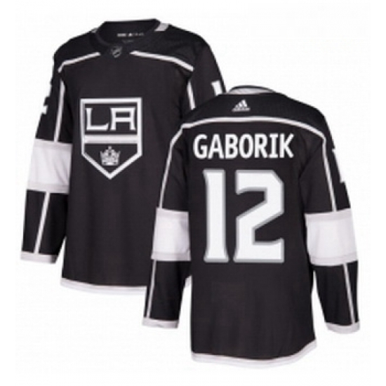Youth Adidas Los Angeles Kings 12 Marian Gaborik Authentic Black Home NHL Jersey Youth Adidas Los Angeles Kings 12 Marian Gaborik Authentic Black Home NHL Jersey
