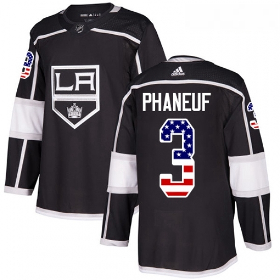 Youth Adidas Los Angeles Kings 3 Dion Phaneuf Authentic Black USA Flag Fashion NHL Jersey Youth Adidas Los Angeles Kings 3 Dion Phaneuf Authentic Black USA Flag Fashion NHL Jersey