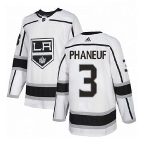 Youth Adidas Los Angeles Kings 3 Dion Phaneuf Authentic White Away NHL Jersey Youth Adidas Los Angeles Kings 3 Dion Phaneuf Authentic White Away NHL Jersey