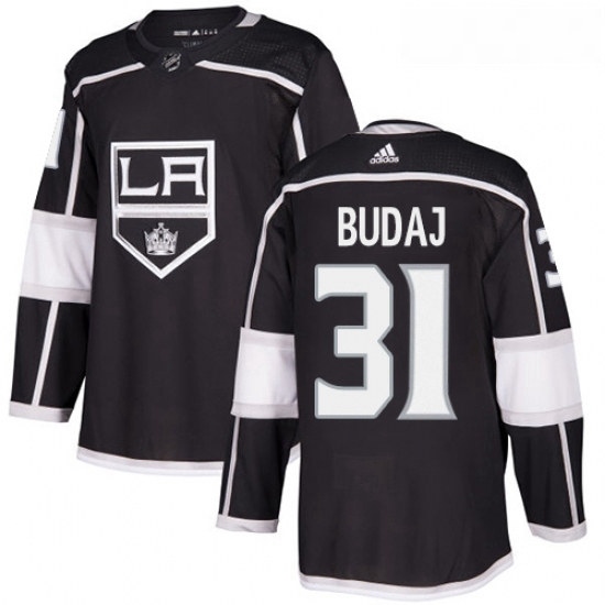 Youth Adidas Los Angeles Kings 31 Peter Budaj Authentic Black Home NHL Jersey Youth Adidas Los Angeles Kings 31 Peter Budaj Authentic Black Home NHL Jersey