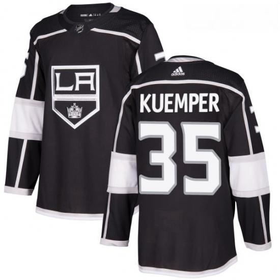 Youth Adidas Los Angeles Kings 35 Darcy Kuemper Authentic Black Home NHL Jersey Youth Adidas Los Angeles Kings 35 Darcy Kuemper Authentic Black Home NHL Jersey