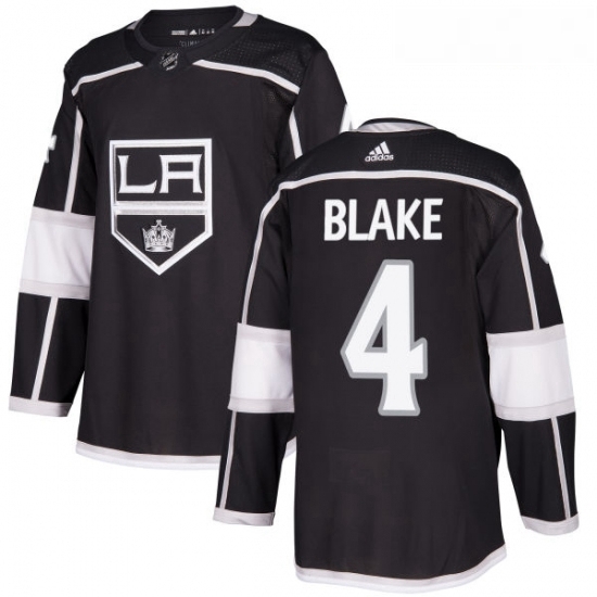 Youth Adidas Los Angeles Kings 4 Rob Blake Authentic Black Home NHL Jersey Youth Adidas Los Angeles Kings 4 Rob Blake Authentic Black Home NHL Jersey