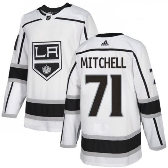 Youth Adidas Los Angeles Kings 71 Torrey Mitchell Authentic White Away NHL Jersey Youth Adidas Los Angeles Kings 71 Torrey Mitchell Authentic White Away NHL Jersey