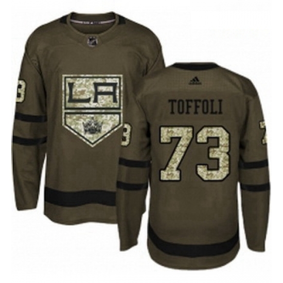 Youth Adidas Los Angeles Kings 73 Tyler Toffoli Authentic Green Salute to Service NHL Jersey Youth Adidas Los Angeles Kings 73 Tyler Toffoli Authentic Green Salute to Service NHL Jersey