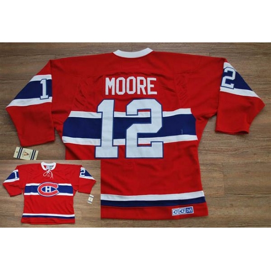 Canadiens #12 Dominic Moore Stitched Red CH CCM Throwback NHL Jersey Canadiens #12 Dominic Moore Stitched Red CH CCM Throwback NHL Jersey