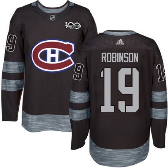 Canadiens #19 Larry Robinson Black 1917 2017 100th Anniversary Stitched NHL Jersey Canadiens #19 Larry Robinson Black 1917 2017 100th Anniversary Stitched NHL Jersey