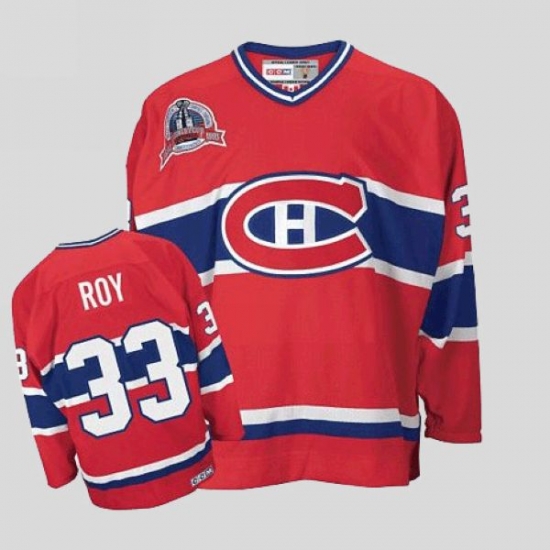 Canadiens #33 Patrick Roy Stitched Red CCM NHL Jersey Canadiens #33 Patrick Roy Stitched Red CCM NHL Jersey