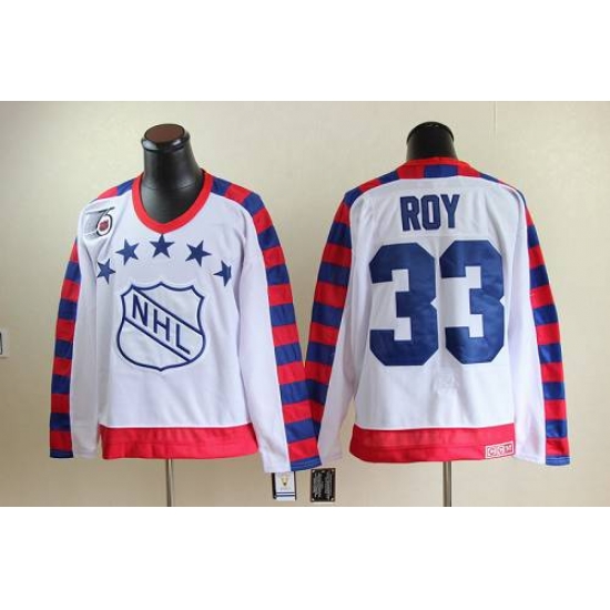 Canadiens #33 Patrick Roy White All Star CCM Throwback 75TH Stitched NHL Jersey Canadiens #33 Patrick Roy White All Star CCM Throwback 75TH Stitched NHL Jersey