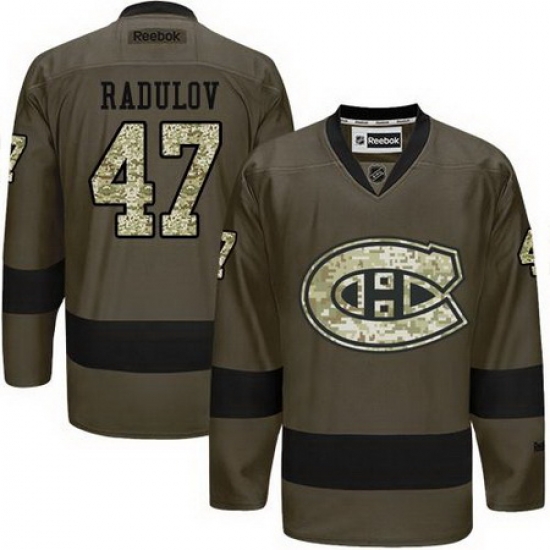 Canadiens #47 Alexander Radulov Green Salute to Service Stitched NHL Jersey Canadiens #47 Alexander Radulov Green Salute to Service Stitched NHL Jersey
