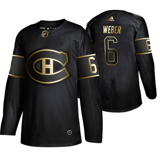 Canadiens 6 Shea Weber Black Gold Adidas Jersey Canadiens 6 Shea Weber Black Gold Adidas Jersey